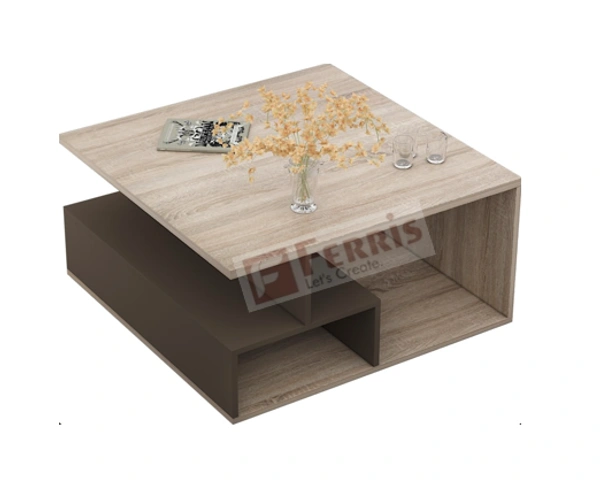 Ferris CENTRE TABLE F-CT-010 - Oak,Brown,, 900x900x450 MM.