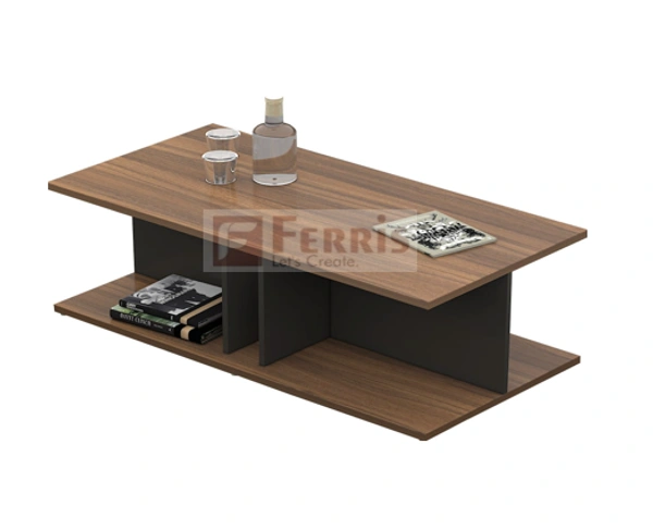 Ferris CENTRE TABLE F-CT-013 - Teak,Black,, 1200x600x450 MM.