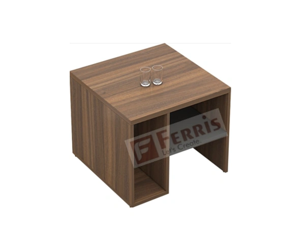 Ferris SIDE TABLE F-ST-011 - Teak,Grey,, 600x600x450 MM.