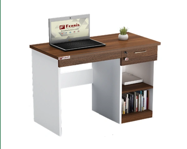 Ferris COMPUTER TABLE PT4-01 - Teak,Grey,, 900x525x750 MM.