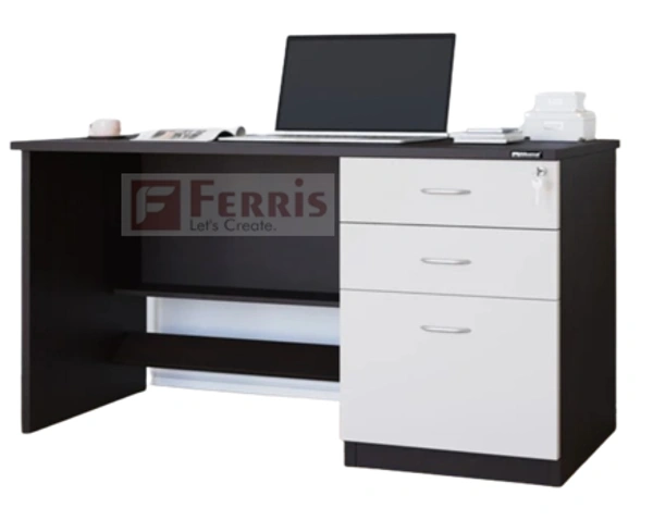 Ferris COMPUTER TABLE PT4-05 - Teak,Grey,, 1350x600x750 MM.