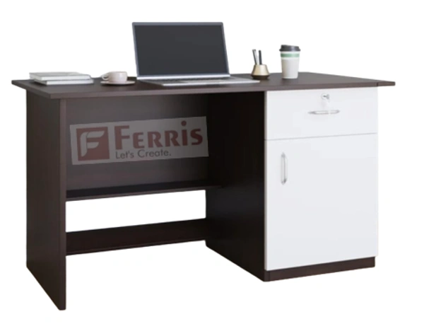 Ferris COMPUTER TABLE PT4-08 - Teak,Grey,, 1350x600x750 MM.