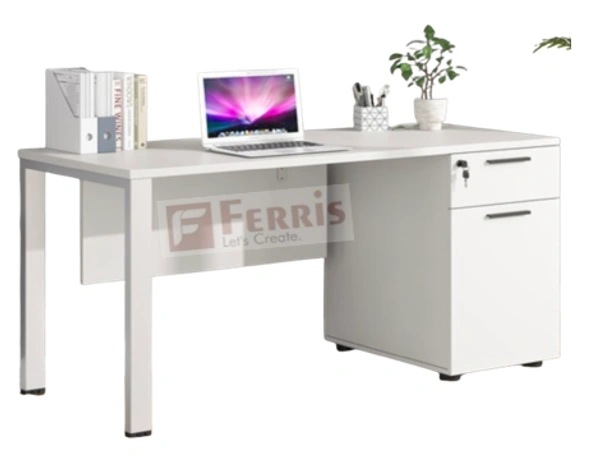 Ferris COMPUTER TABLE PT4-10 - Oak,White,, 1350x600x750 MM.