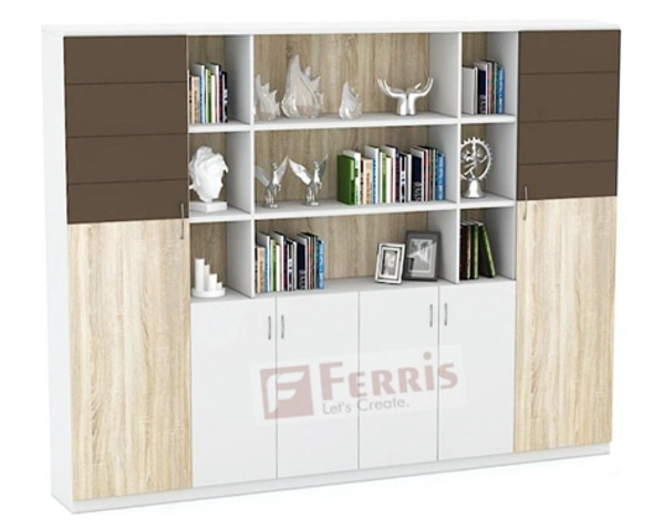 Ferris FULL HEIGHT CABINET FP-FHC-11 - Oak,White,Brown,, 2400x450x1875 MM.