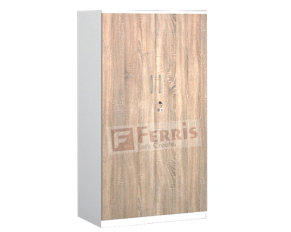Ferris FULL HEIGHT CABINET PC3-01 - Oak,White,, 750x450x1875 MM.