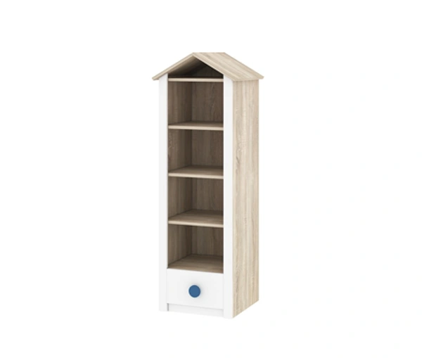 Ferris FULL HEIGHT WARDROBE FHW-03 - Teak,White, 485x450x1530 MM.