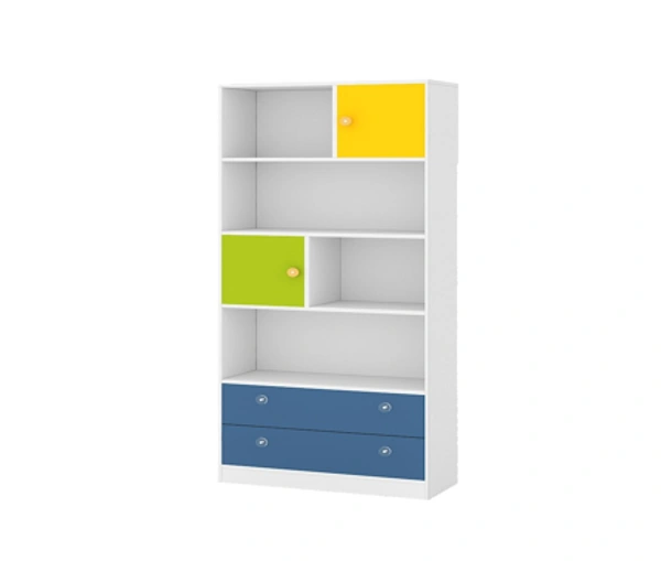 Ferris FULL HEIGHT WARDROBE FHW-05 - Teak,Gery, 1200x430x1800 MM.