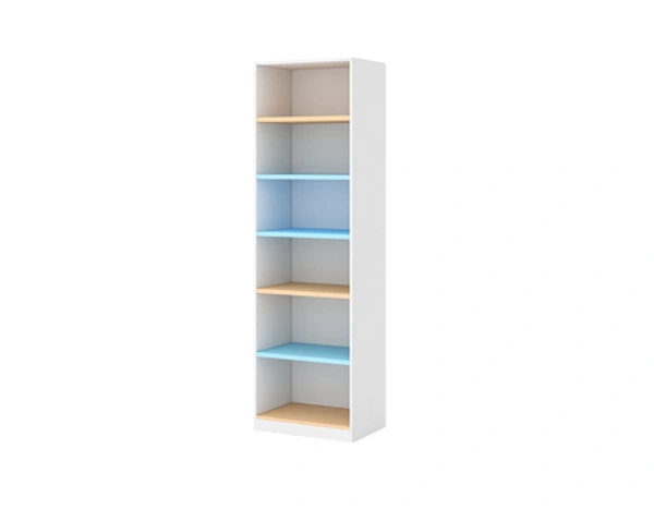 Ferris FULL HEIGHT STORAGE FHW-11 - Teak,White, 650x400x2100 MM.