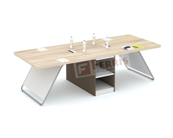 Ferris MEETING TABLE FP-MT-01 - Oak,White,, 2700x1200x750 MM.