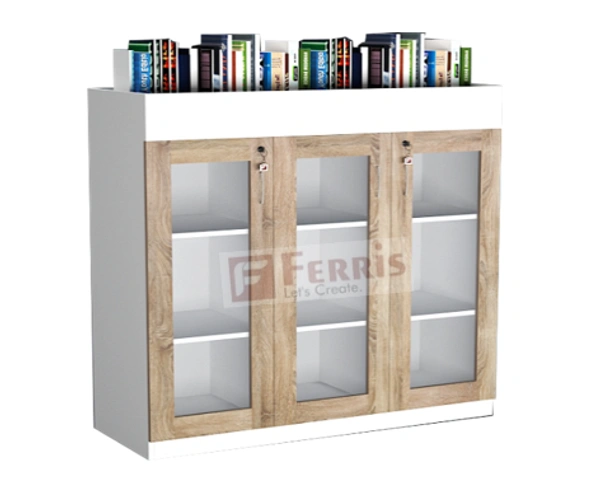 Ferris LOW HEIGHT CABINET PC2-03 - Oak,White,, 750x450x1200 MM.