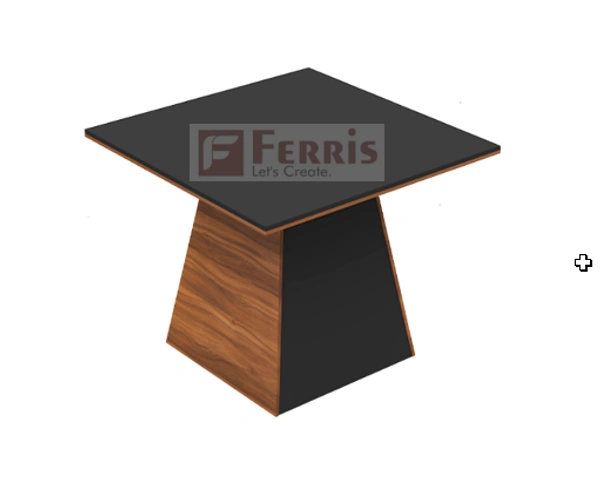 Ferris SQUARE MEETING TABLE PM1-06 - Oak,White,, 900x900x750 MM.