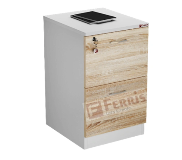 Ferris FIX PEDESTAL  PP3-02-0.4-S.C. - Teak,Black,, 400x450x650 MM.