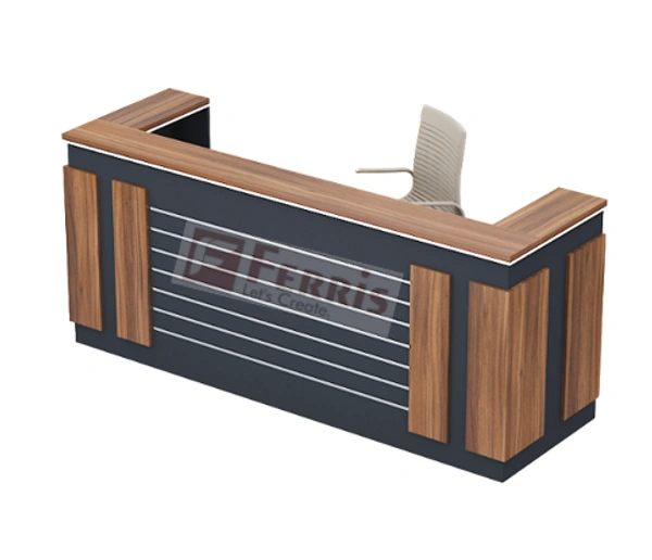 Ferris RECEPTION TABLE PR2-01 - Oak,White,, 2172x636x1050 MM.