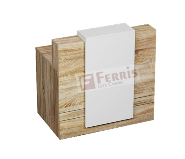 Ferris RECEPTION TABLE PR3-03 - Teak,Black,, 900x650x1050 MM.