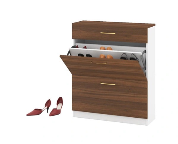 Ferris SHOE RACK SR-02 - White, 1050x375x950 MM.