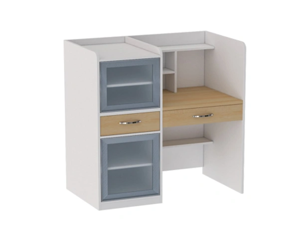 Ferris STUDY TABLE ST-04 - Oak,White, 1050x600x1200 MM.