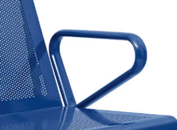 Ferris WAITING AREA CHAIR HANDLE - Blue, Powder Coated