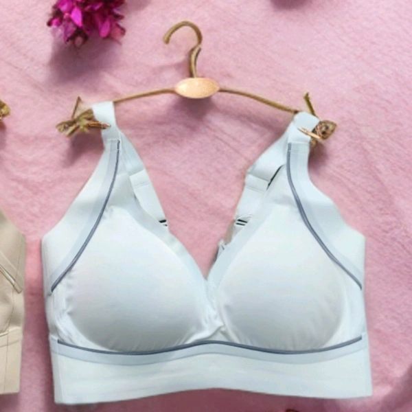 FULL COVERAGE SEAMLESS BRA - Black, 34C