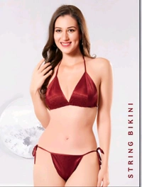 6 PC'S NIGHTY SET (MAROON COL.) - MAROON, FREE SIZE
