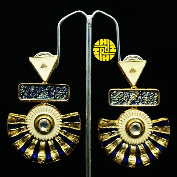 designer long earrings hje 321