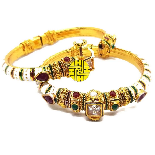 high gold plating designer bangles hmb 003a