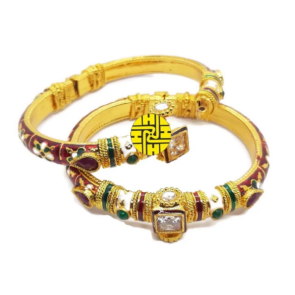 high gold plating designer bangles hmb 010a