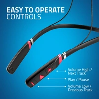 Artis BE-910 Wireless Neckband - Black & Red, small