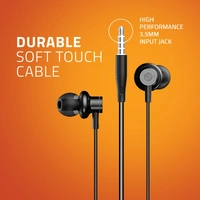 Artis E600M Earphone With Mic - Black, small