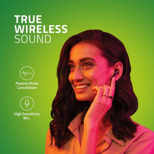 BE110M TWS Earbuds - Black, Small