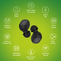 BE410M TWS Earbuds - Black, small