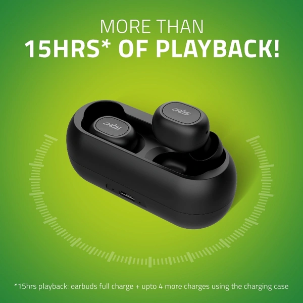 BE810M TWS Earbuds - Black, Small