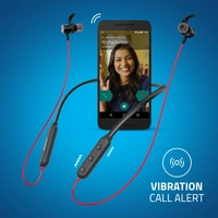 BE930M Sports Bluetooth Wireless Neckband Earphone - Black & Red, Small