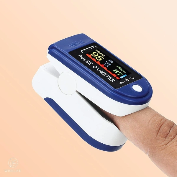 PULSE LK-88 OXIMETER - BLUE & WHITE, Small