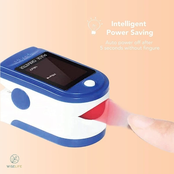 PULSE LK-88 OXIMETER - BLUE & WHITE, Small