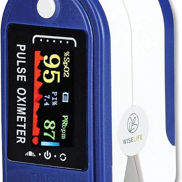 PULSE LK-88 OXIMETER - BLUE & WHITE, Small
