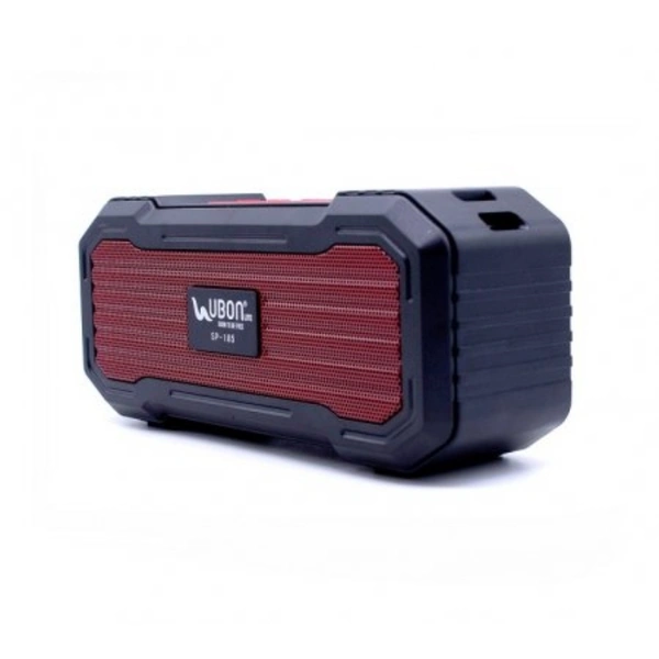 SP-185 Portable Wireless Bluetooth Speaker | Built-in Fm/Usb/TF-card Player - Red, Medium