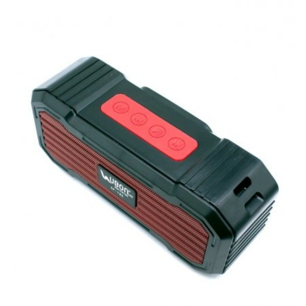 SP-185 Portable Wireless Bluetooth Speaker | Built-in Fm/Usb/TF-card Player - Red, Medium
