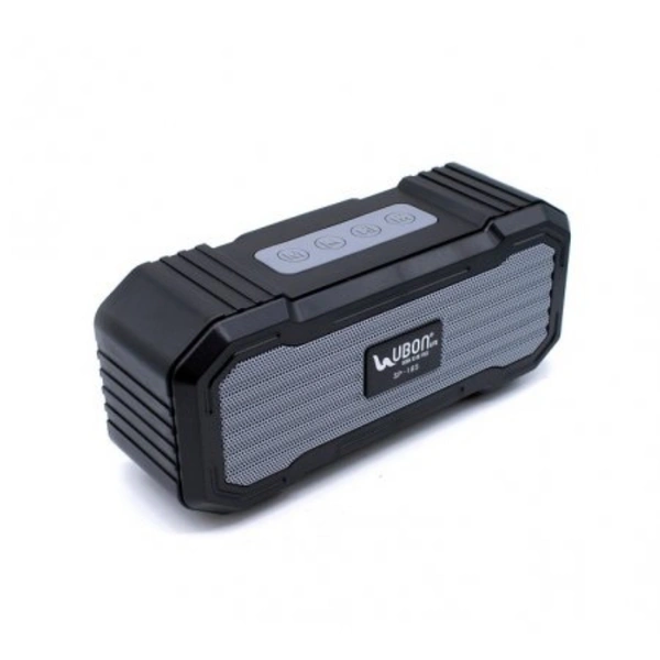 SP-185 Portable Wireless Bluetooth Speaker | Built-in Fm/Usb/TF-card Player - Grey, Medium