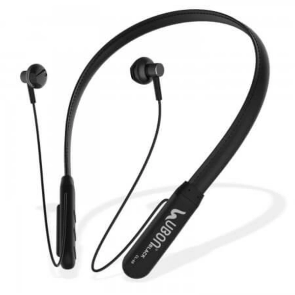 CL-60 Wireless Neckband | Built-in magnetic earbuds - Black, Medium