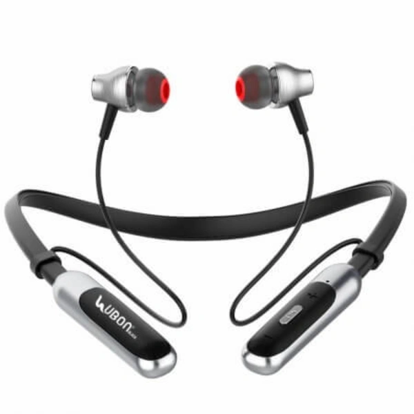 CL-65 Wireless Neckband | Built-in magnetic earbuds - Black, Medium