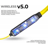BT-5200 Wireless Neckband - Yellow, Medium