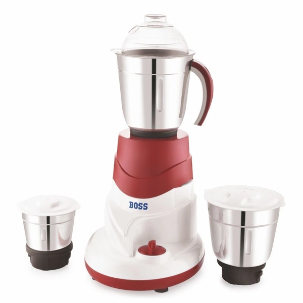 BOSS All Time Plus Mixer GrinderB244 - Red& Purple, Medium