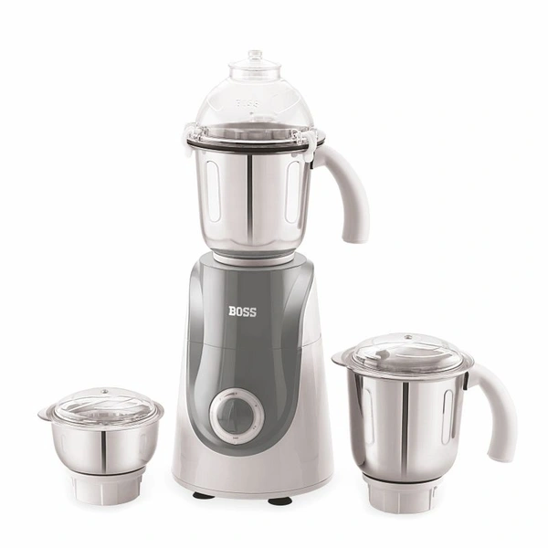 BOSS Crown Mixer GrinderB242 - Black &Gray, Medium