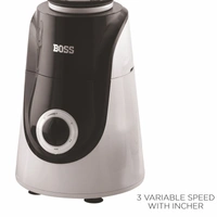 BOSS Crown Mixer GrinderB242 - Black &Gray, Medium