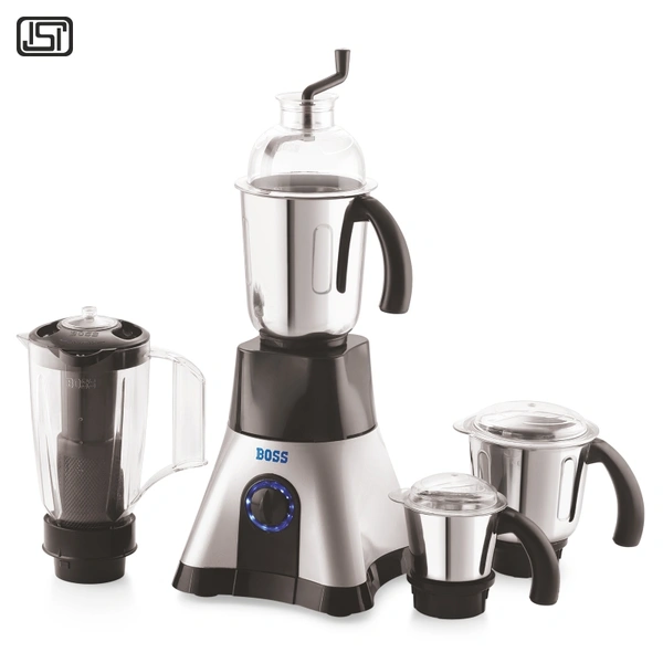 BOSS Cyclone Mixer GrinderB219 - Black &Gray, Medium