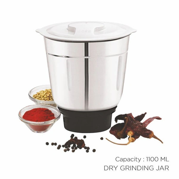 Boss BOSS Flora Plus Mixer GrinderB237 - White & Grey, Medium