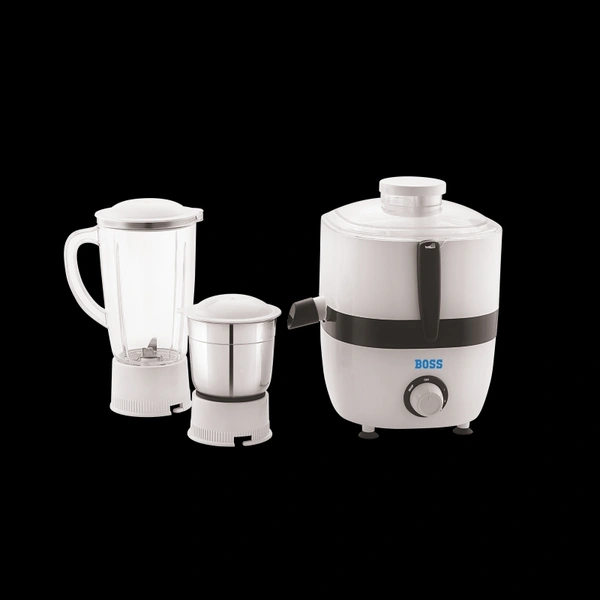Boss BOSS Sigma Juicer Mixer GrinderB618 - Black & Silver, White & Dark Grey, Medium