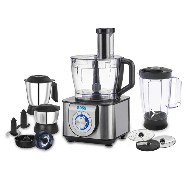 Boss BOSS A1 Food ProcessorB704 - Black & Silver, Medium