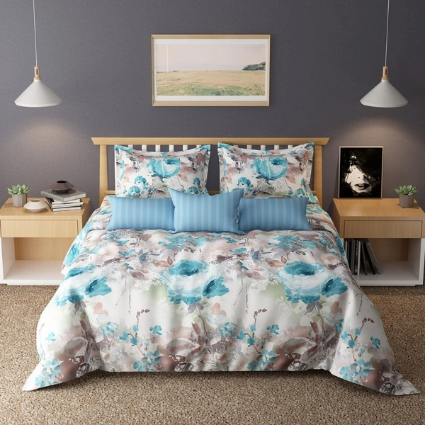 Comforters - Dew Drop - Calm Cascasde - Double Bed