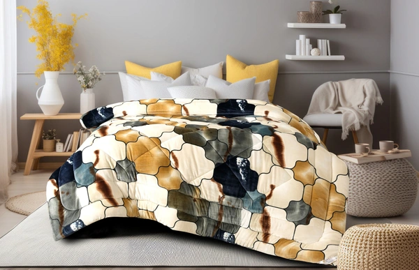 Picadely Quilt Set (Quilt + Bedsheet + 2 Pillow Cover) - Picadely - Gypsy Glamour - Double Bed - Double Bed
